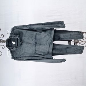 90 Degree by Reflex Double Butter Hannah 2 Piece Jogger Set Black NWT L